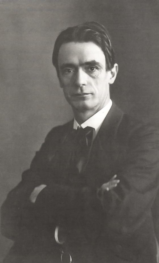 Retrato de Rudolf Steiner, hacia 1905